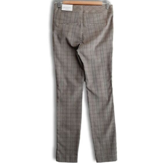 CAMBER & GRACE Ankle Legging Slim Leg Pull-on Stretch Grey Plaid Pants Sz S - Picture 7 of 12